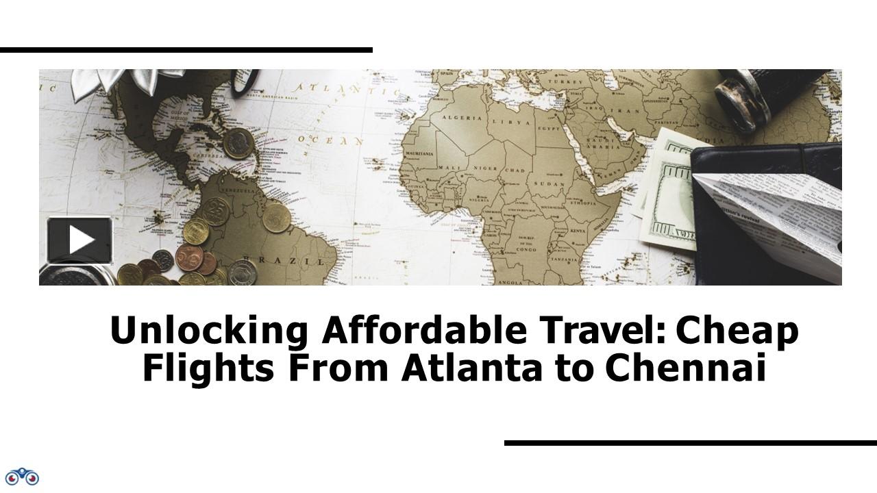 PPT Flights From Atlanta to Chennai PowerPoint presentation free to