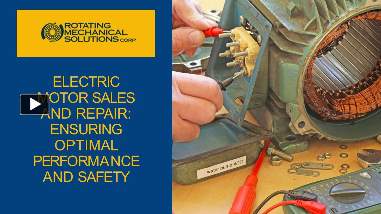 PPT Electric Motor Sales (1) PowerPoint presentation free to