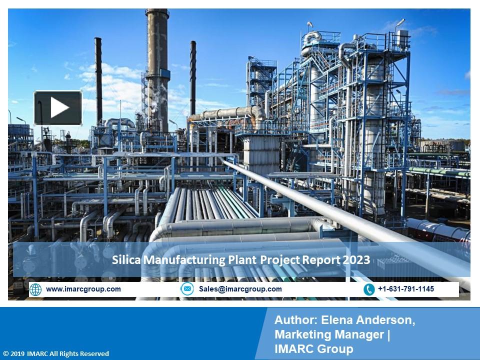 PPT Silica Manufacturing Plant Cost PPT Project Report 2023