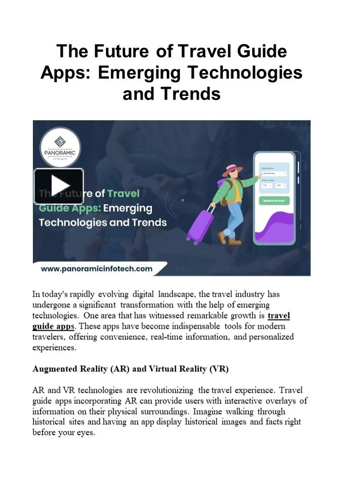 PPT Best Travel Guide Application Tourism App PowerPoint presentation free to download