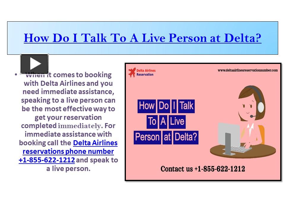 PPT Delta Airlines Reservations Phone Number PowerPoint presentation