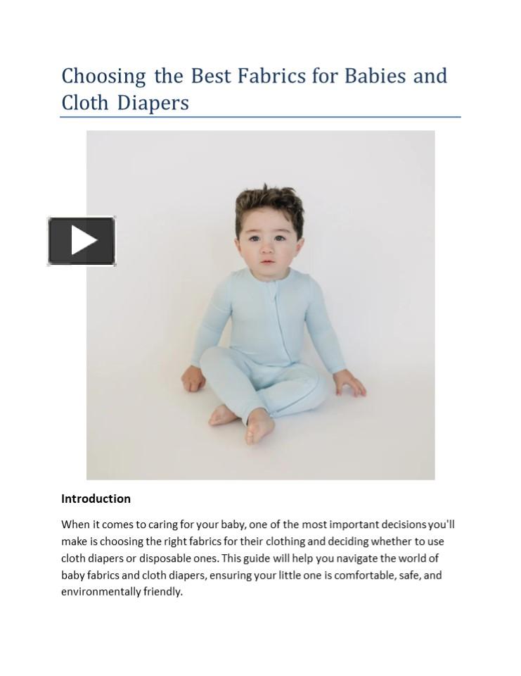 PPT Best baby clothes fabrics PowerPoint presentation free to