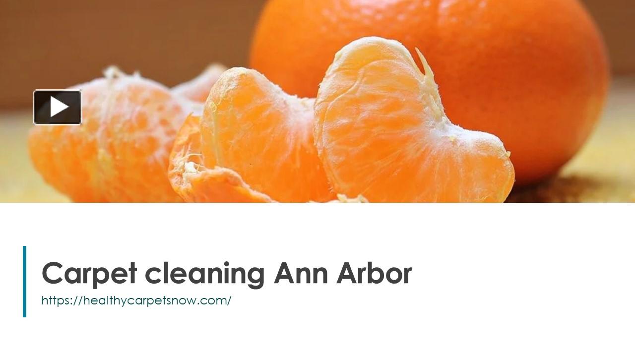 PPT Carpet cleaning Ann Arbor PowerPoint presentation free to