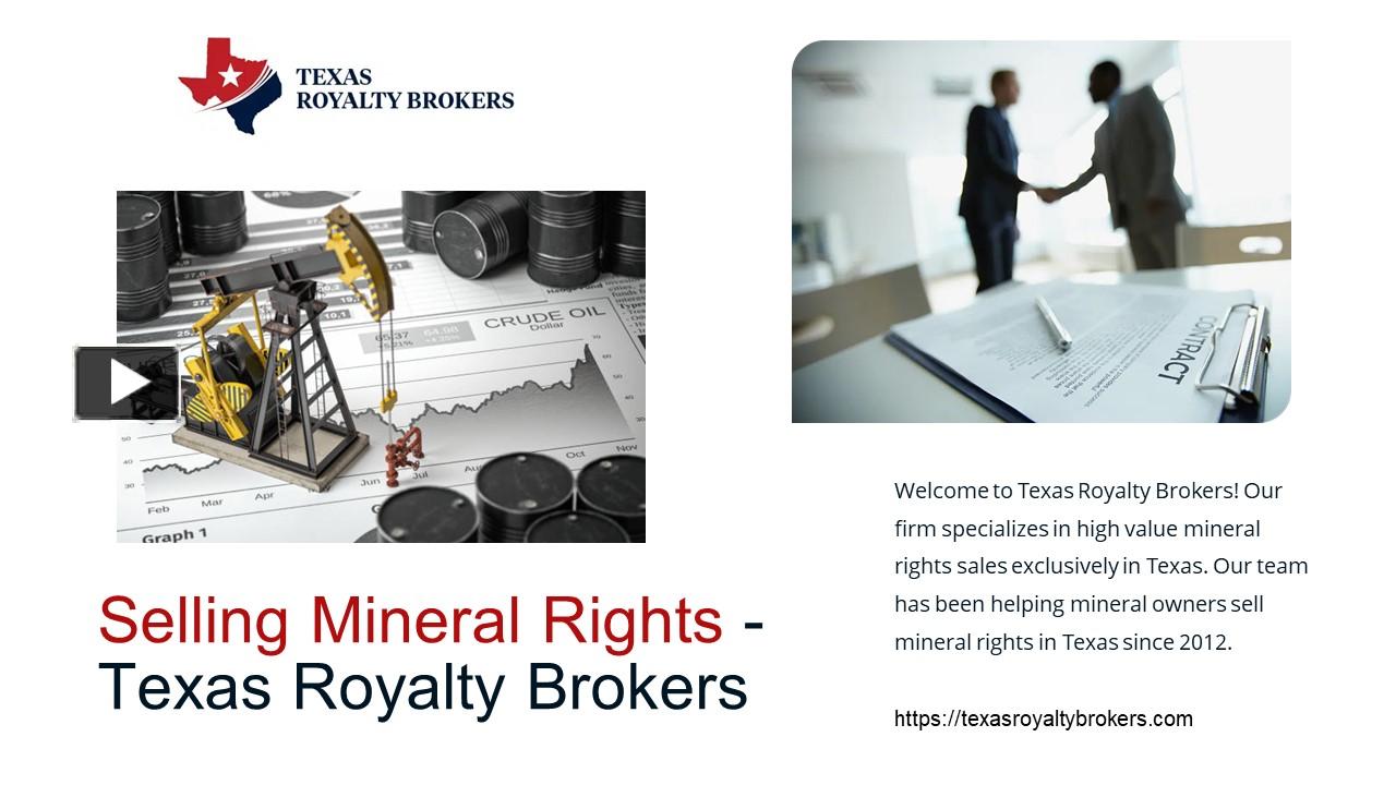 PPT Texas Royalty Brokers Turning Land into Liquid Assets through Mineral Rights PowerPoint