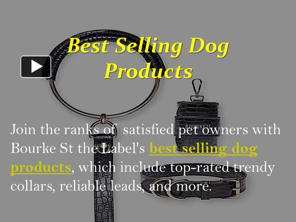 PPT Best Selling Dog Products PowerPoint presentation free to