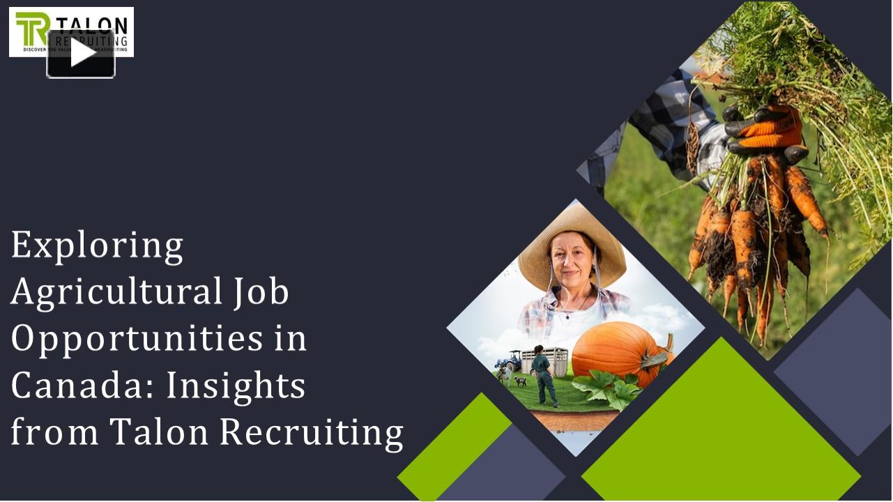 PPT Grow your career Agriculture Jobs in Canada PowerPoint