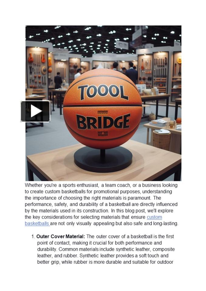 PPT Choosing the Right Materials for Safe and Durable Custom