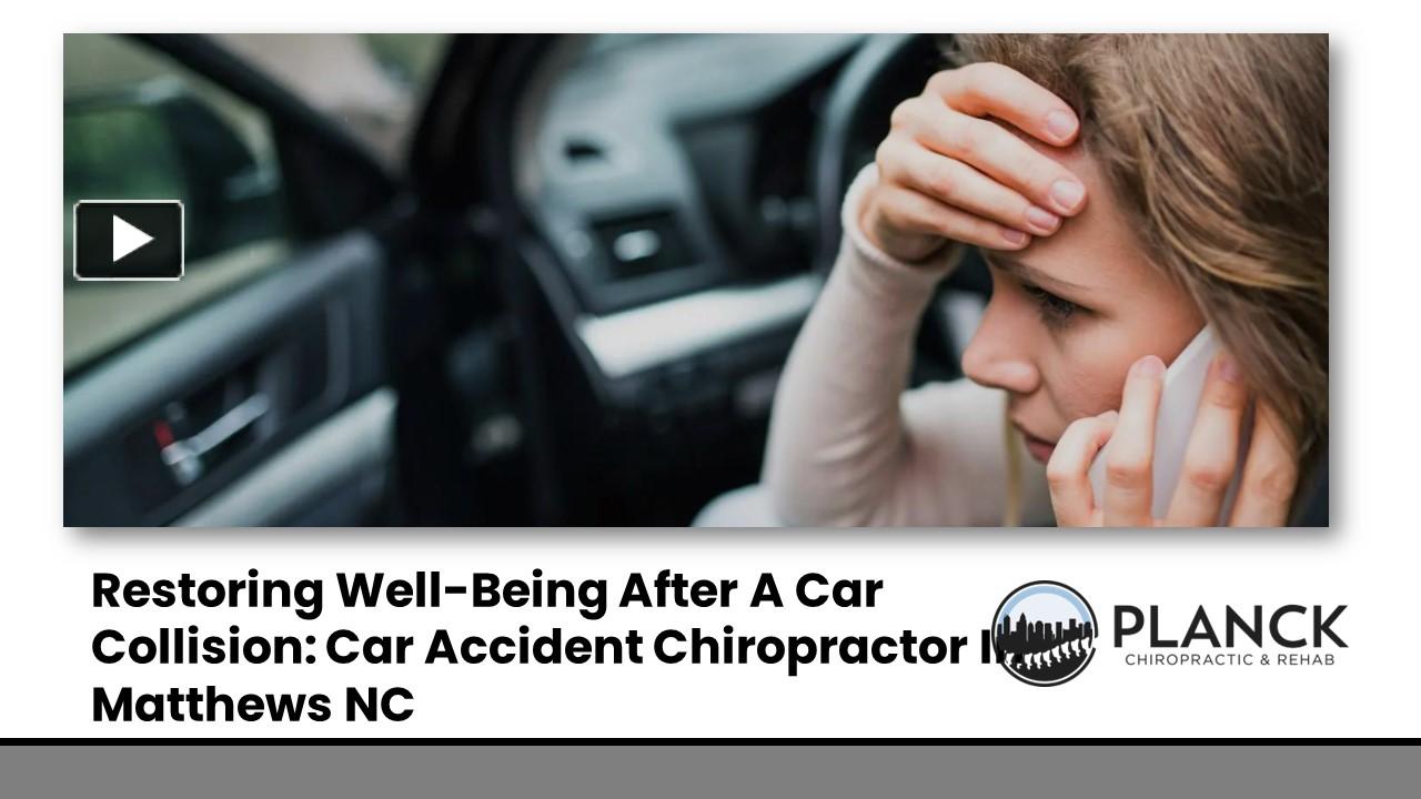 PPT Restoring WellBeing After A Car Collision Car Accident