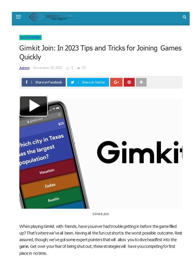 PPT Gimkit Join In 2023 Tips and Tricks for Joining Games Quickly
