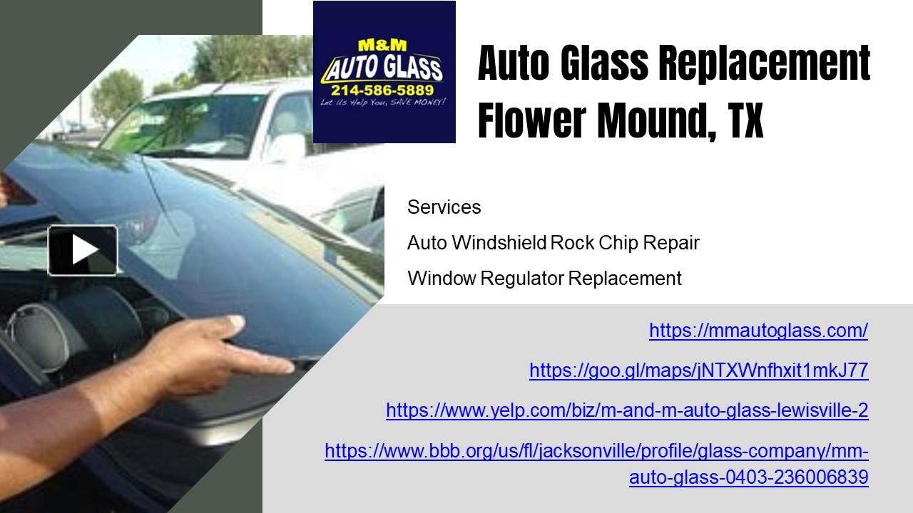 PPT Auto Glass Replacement Flower Mound, TX PowerPoint presentation