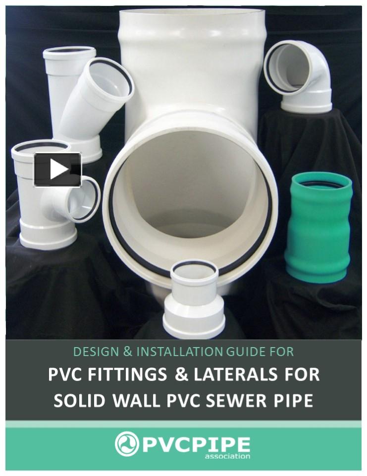 PPT Design and Installation Guide PVC Fittings and Laterals for Solid Wall PVC Sewer Pipe
