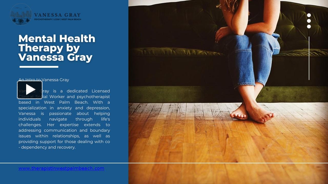 PPT Anxiety Therapist in Palm Beach, Depression Therapist Palm Beach