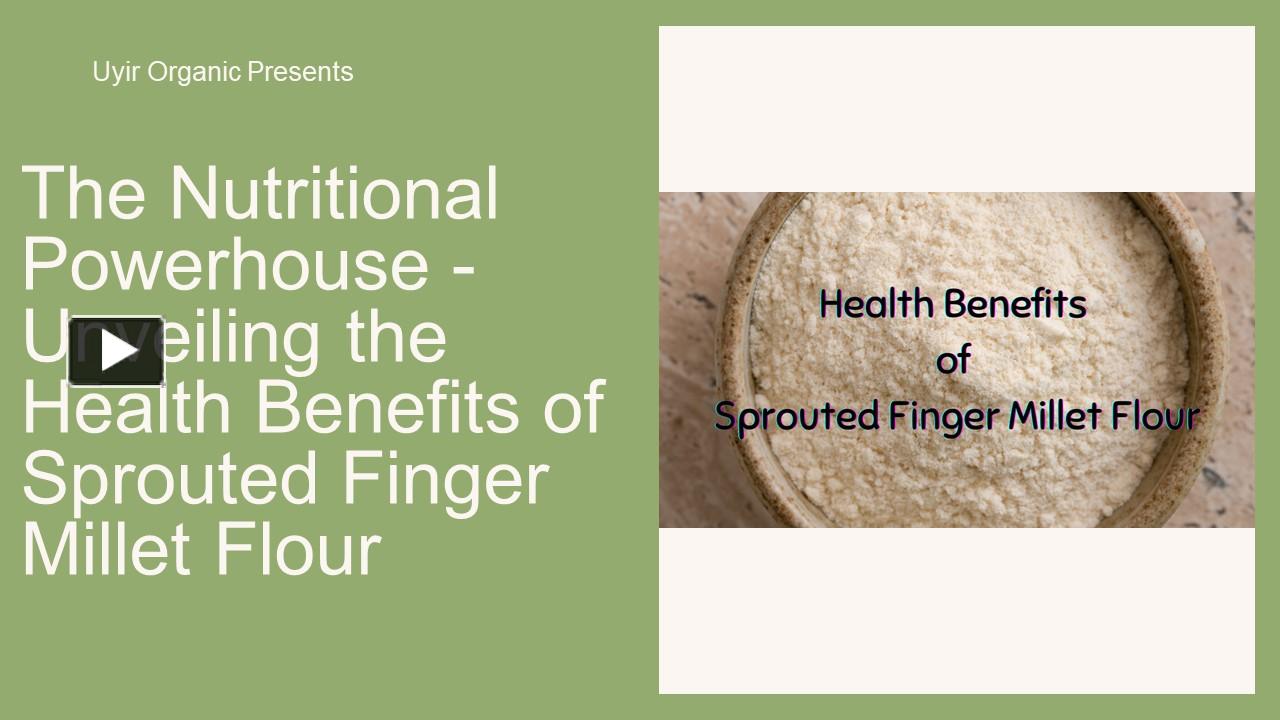 PPT The Nutritional Powerhouse Unveiling the Health Benefits of