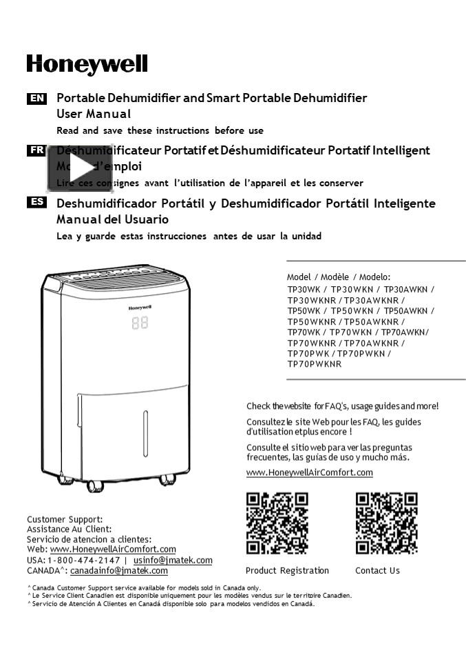 PPT – Honeywell Air Comfort - Portable Dehumidifier & Smart Portable