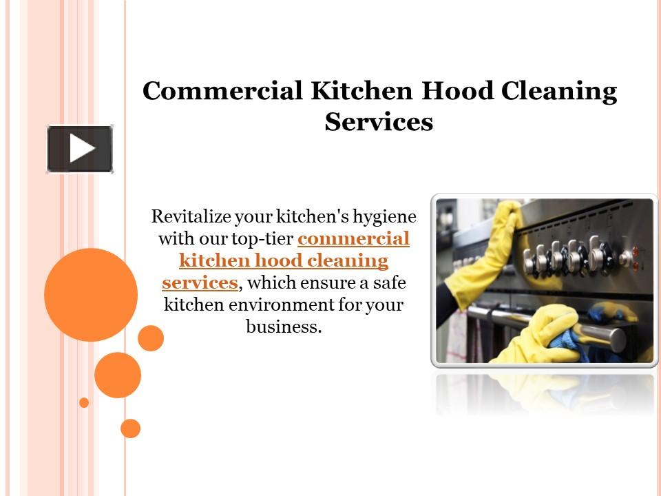 PPT Commercial Kitchen Hood Cleaning Services PowerPoint presentation