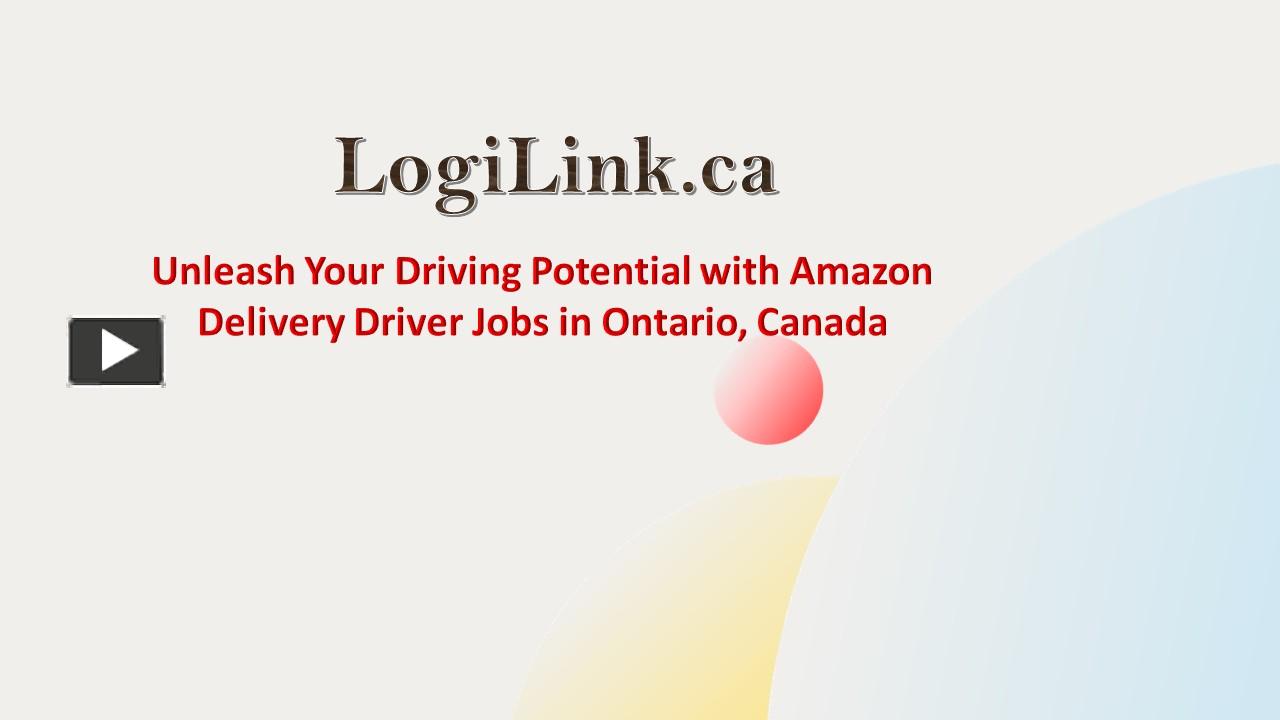 PPT Unleash Your Driving Potential with Amazon Delivery Driver Jobs