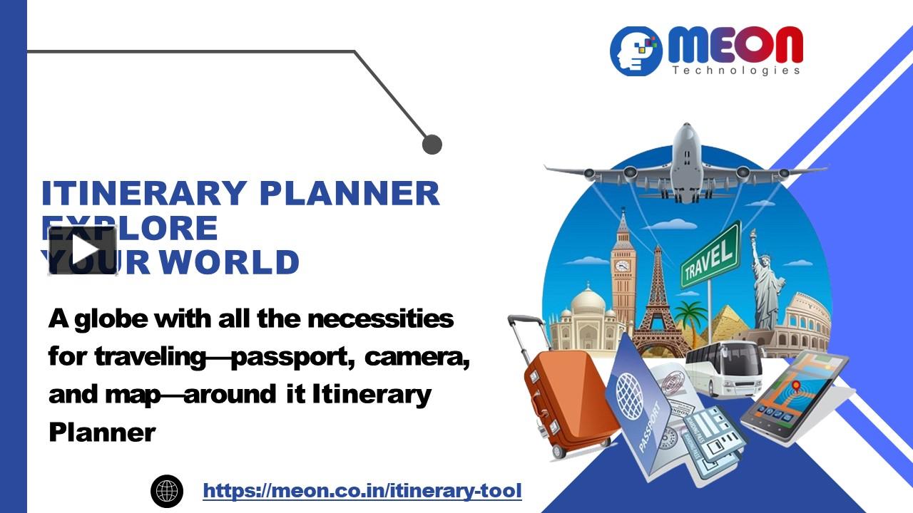 PPT 1 Best Itinerary Planner for Travel Agent 2024 PowerPoint