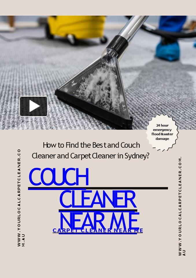 PPT How to Find the Best and Couch Cleaner and Carpet Cleaner in