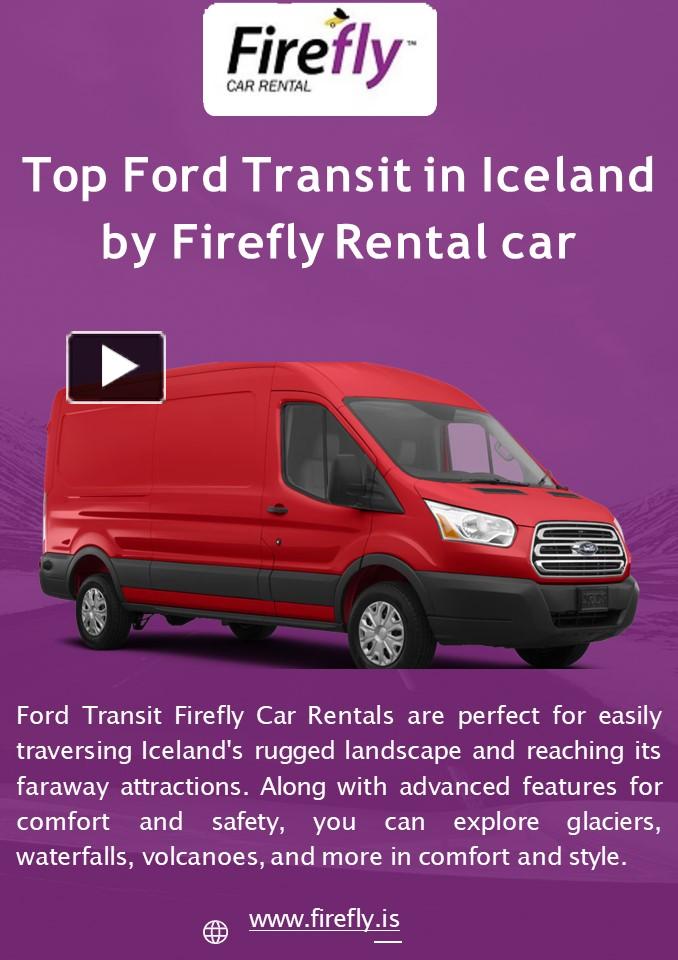 PPT Ford Transit Rental in Iceland Firefly Car Rental PowerPoint