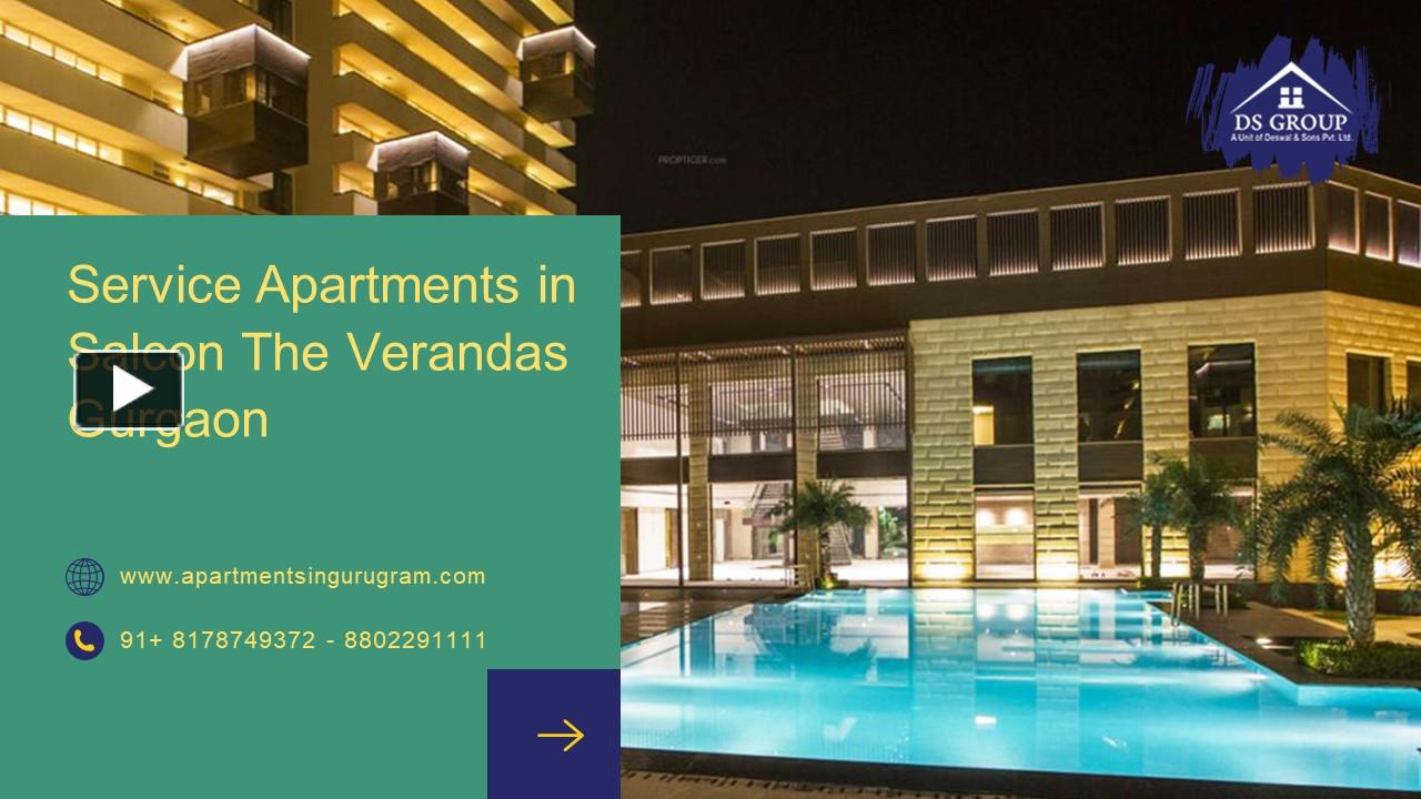 PPT Service Apartments in Salcon The Verandas Gurgaon PowerPoint