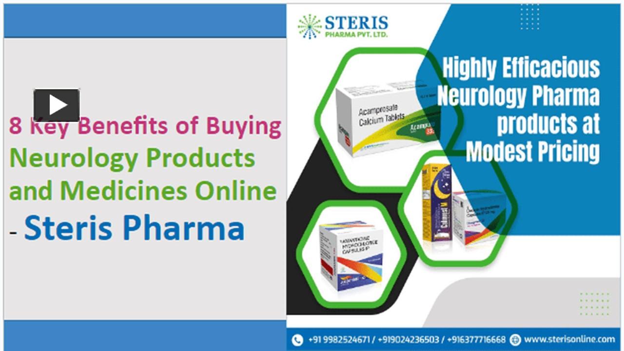 PPT 8 Key Benefits of Buying Neurology Products and Medicines Online