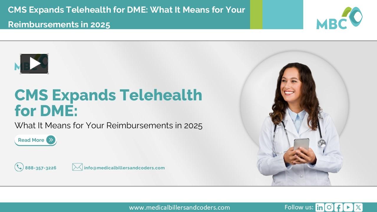 Cms Telehealth Extension September 2025 Medicaid CMS Expands Telehealth for DME What It Means for Your Reimbursements