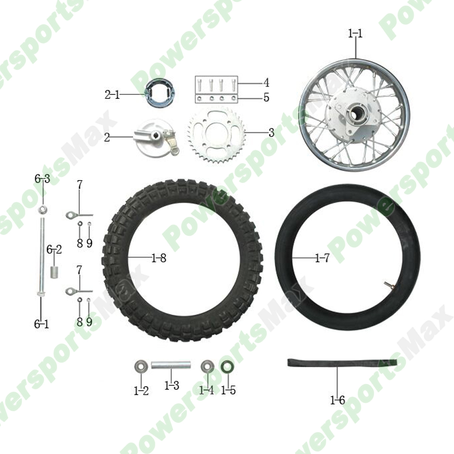 Coolster Dirt Bikes / Pit Bikes Parts