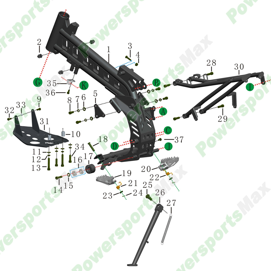 X-MOTO Dirt Bikes / Pit Bikes Parts