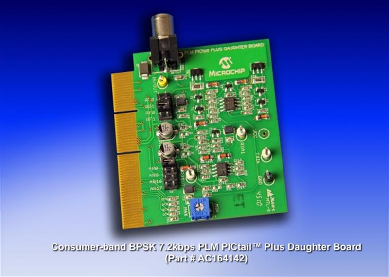 Microchip Launches ConsumerBand PowerLine SoftModem Development Kit