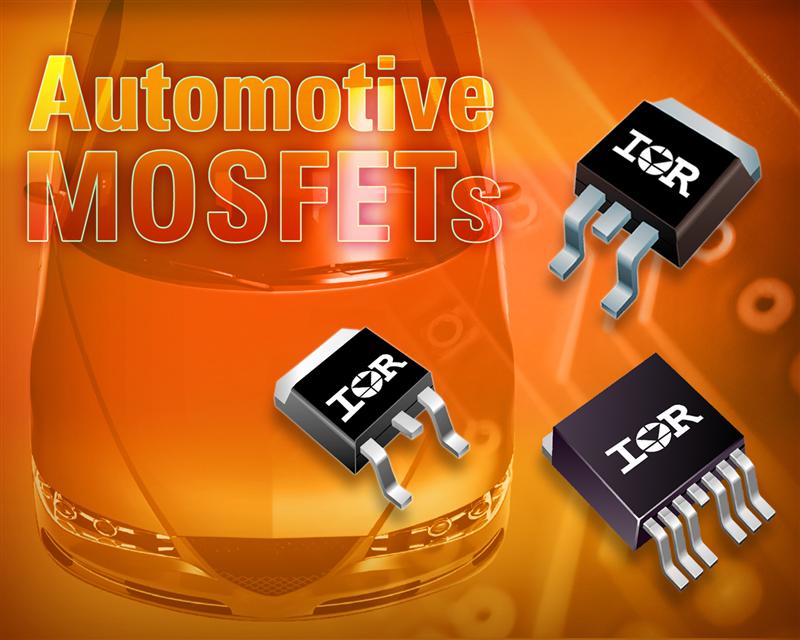 IRs 40 V to 200 V Family of Automotivequalified MOSFETs Deliver