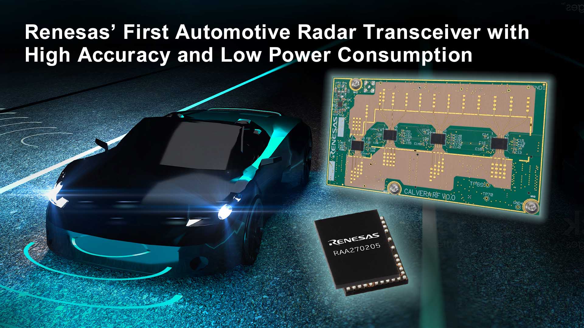 First Family of Automotive Radar Transceivers with Industry's Highest