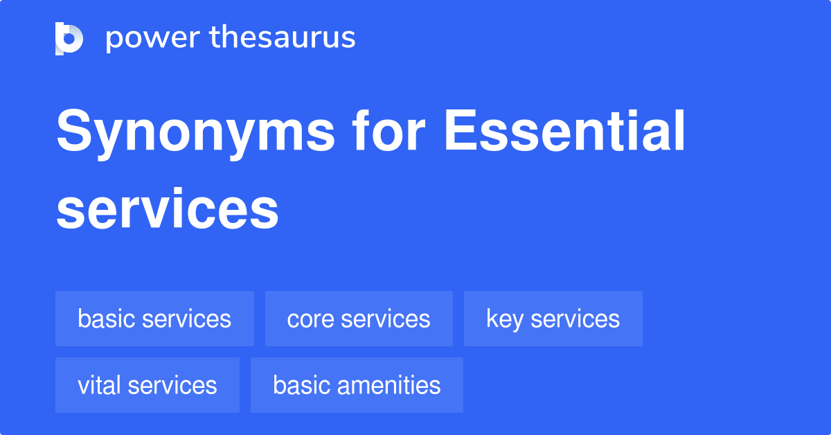 Services synonyms 574 Words and Phrases for.