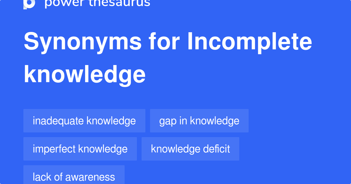 Knowledge synonyms 129 Words and Phrases for