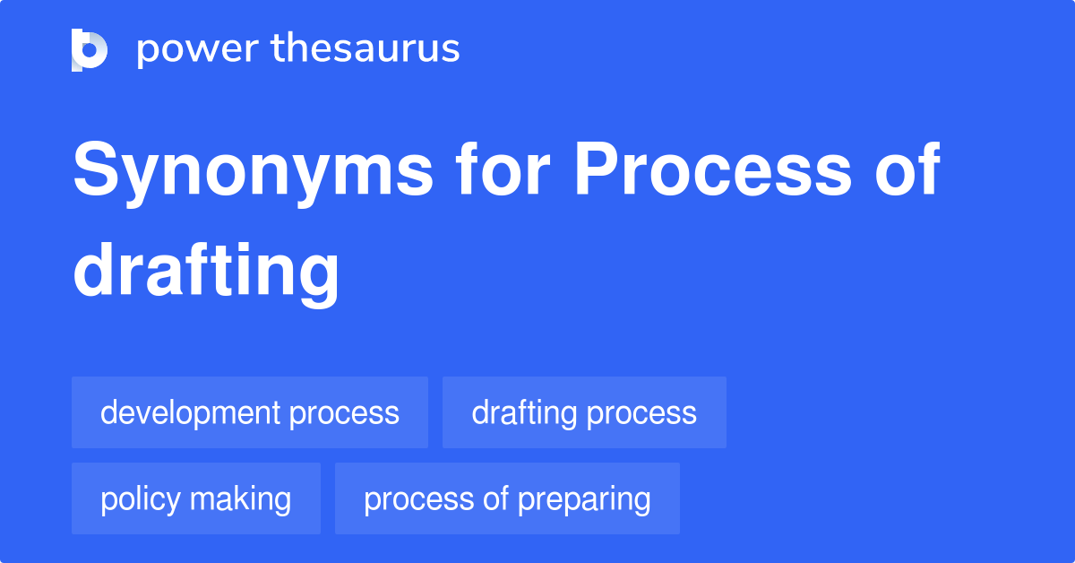 Process Of Drafting synonyms 53 Words and Phrases for Process Of Drafting