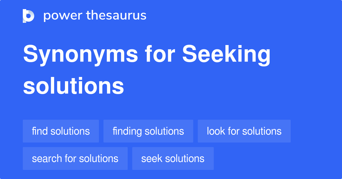What is another word for solution WordHippo