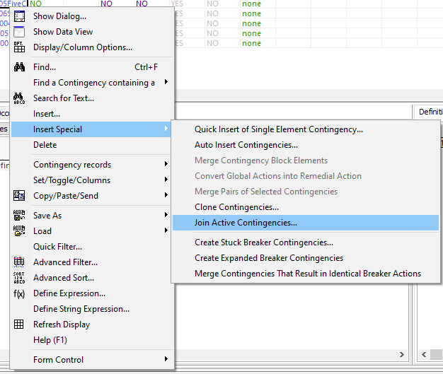 N11 Contingency Scenario ATC Analysis » Knowledge Base » PowerWorld