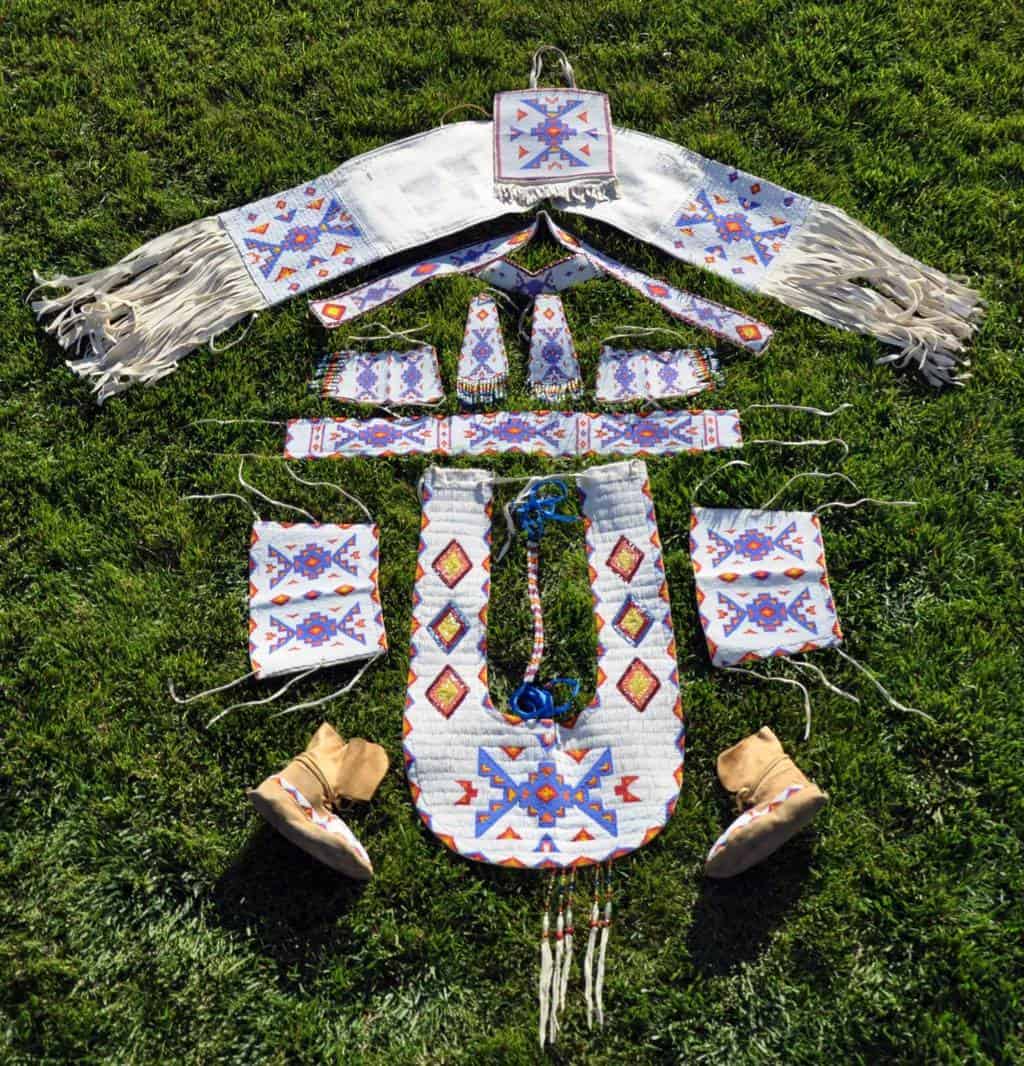 Native American 14 Piece Beaded Set eBay Find of the Week PowWows