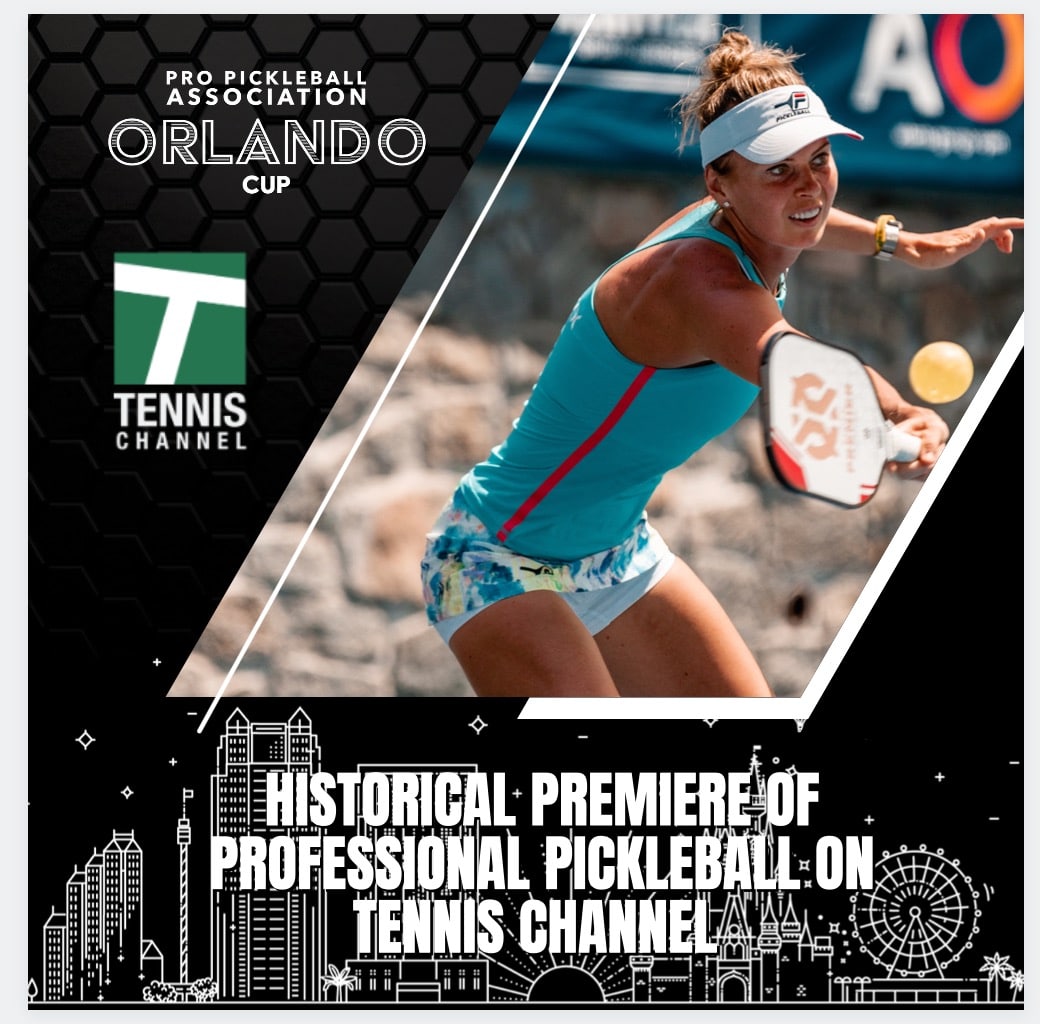PICKLEBALL WILL MAKE OFFICIAL DEBUT ON TENNIS CHANNEL, THANKS TO THE
