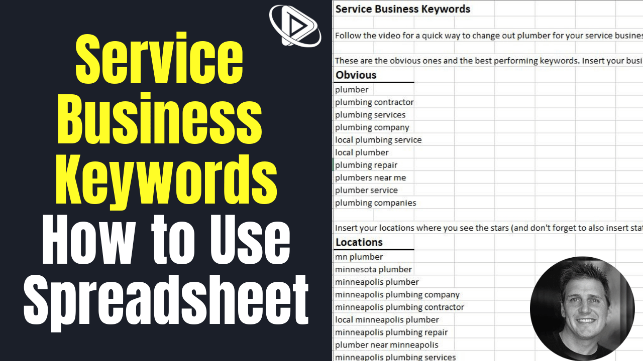 Keyword Spreadsheet for Service Businesses Keyword ToolPPC Video Training
