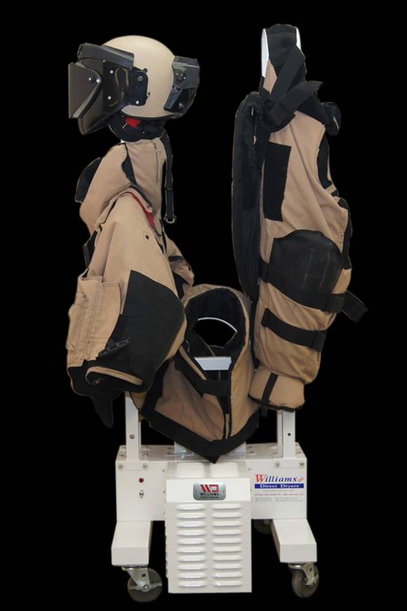 Bomb Suit, SCBA Mask & Fire Gear Dryer Williams Direct Dryers