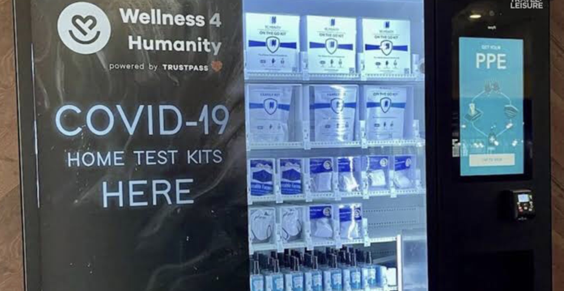 Vending Machine Antigen Rapid Test Kits For COVID19 to Manage