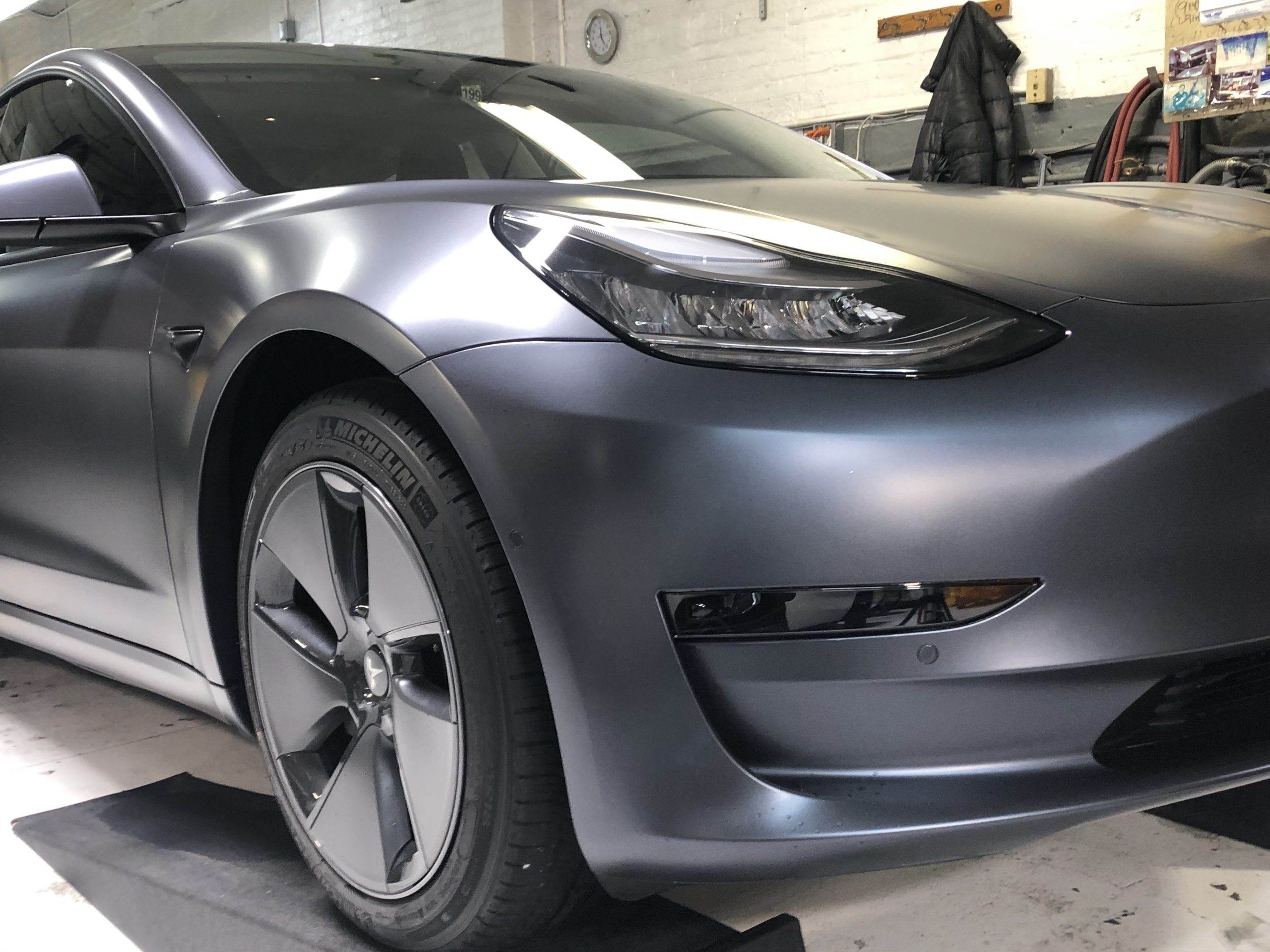 Tesla Paint Protection Film Installation Lorenzo Tint Paint