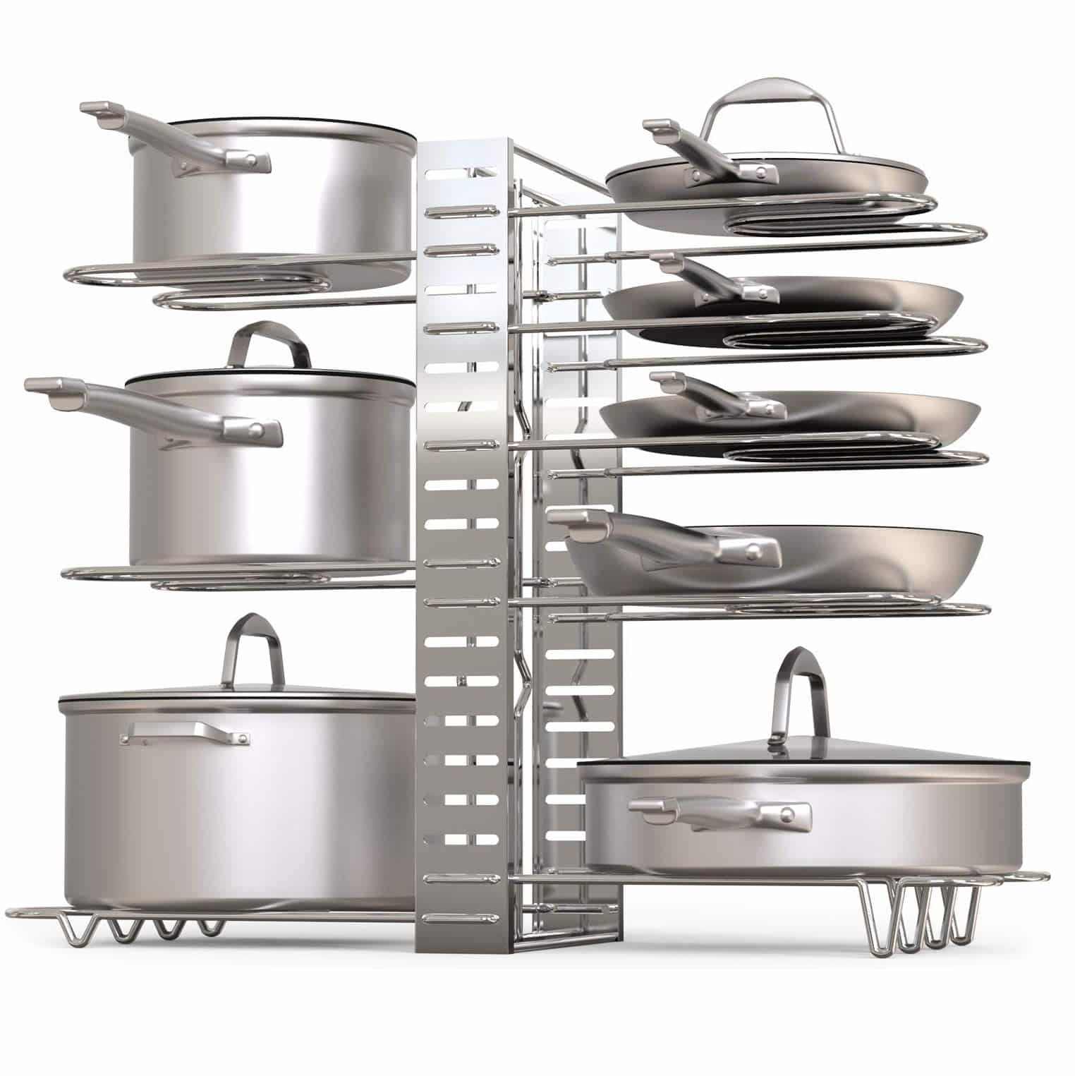 Top 10 Best Pots and Pans Organizers in 2024 Reviews