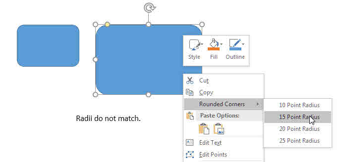 PowerPoint Round Corners