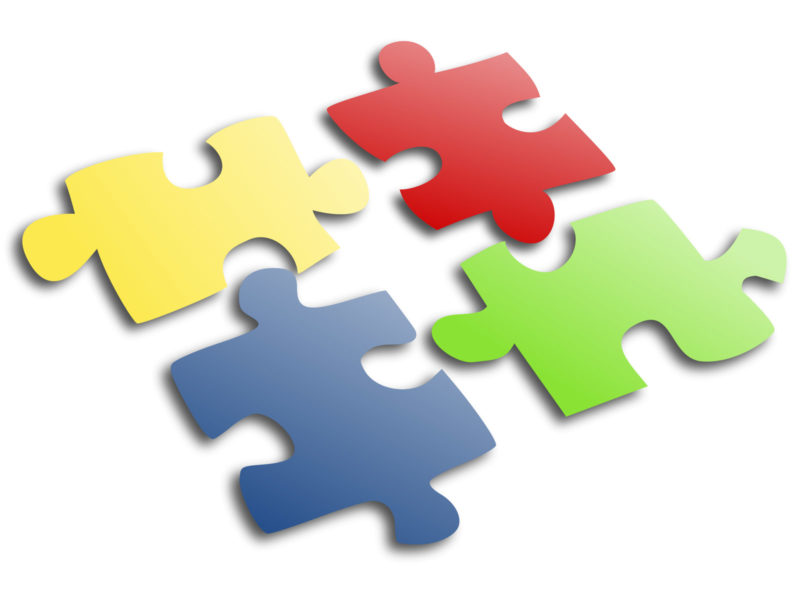 Jigsaw Puzzle Backgrounds Cartoon, Games Templates Free PPT Grounds