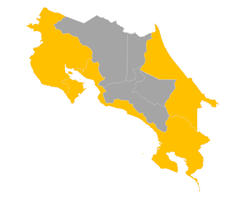 Download free map of Costa Rica Editable Costa Rica map