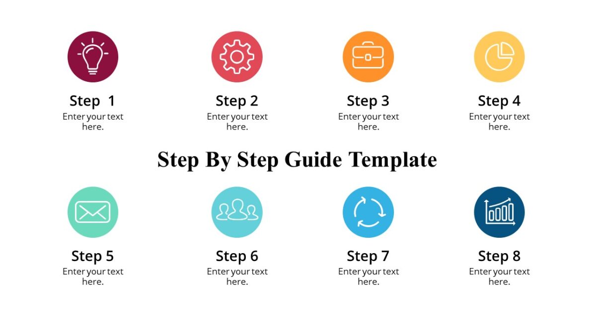 Step By Step Guide Template PPTUniverse