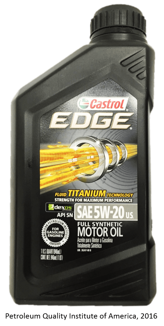 Castrol Edge Full Synthetic SAE 5W20 API SN/ILSAC GF5/dexos1