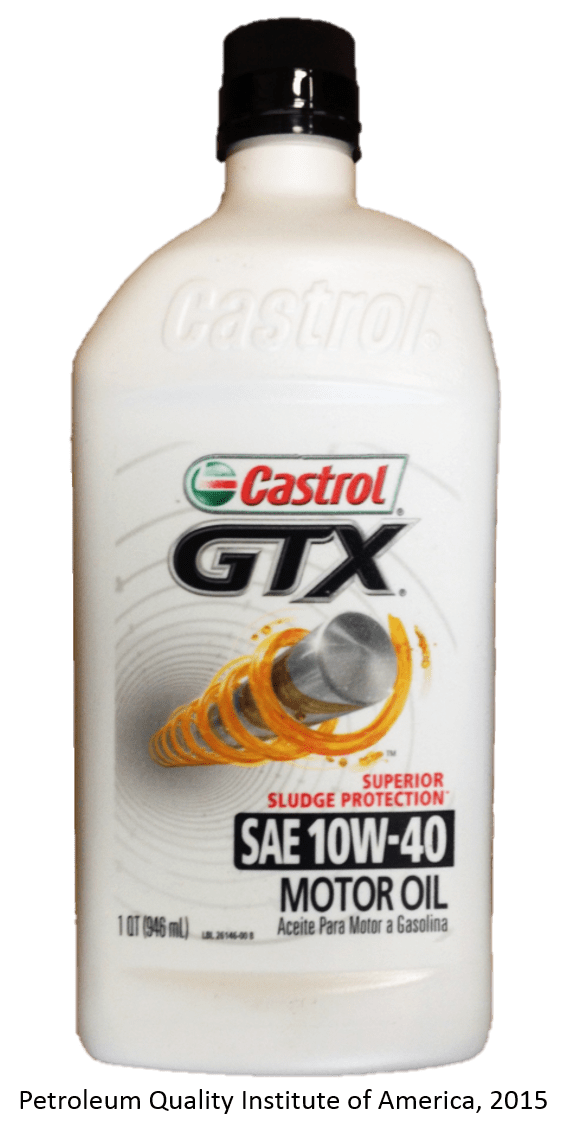 Castrol GTX SAE 10W40 API SN/ILSAC GF5