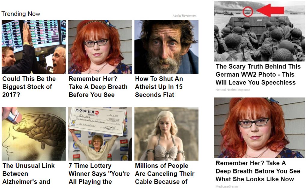 Annoying Clickbait Ads vs Reputation and Authority